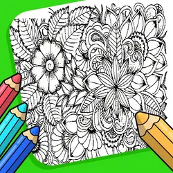 Flowers Coloring Game for Adults thumbnail