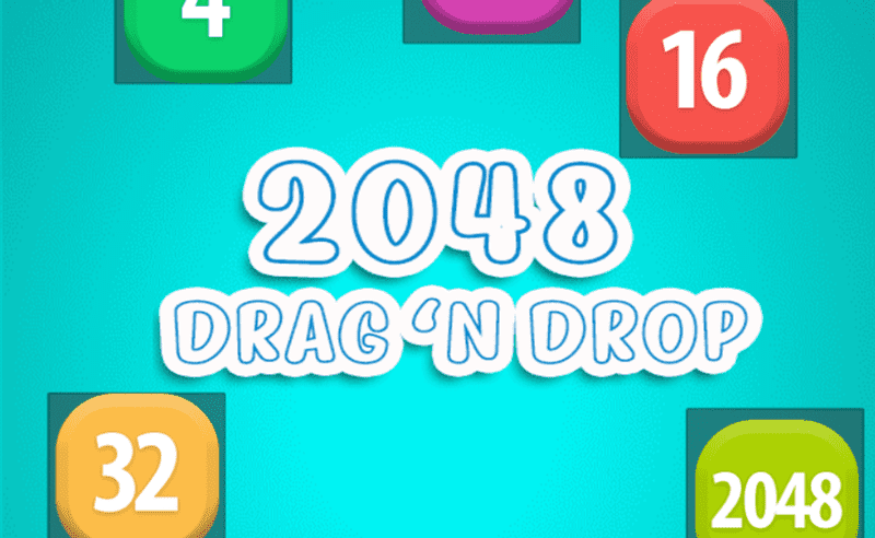2048 Drag and Drop Puzzles game thumbnail