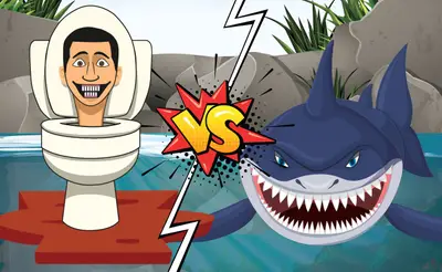 Hungry Shark Vs Skibidi
