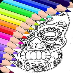 Sugar Skull Coloring Pages thumbnail