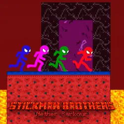 Stickman Brothers Nether Parkour thumbnail