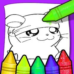 Anime Animals Coloring Pages thumbnail