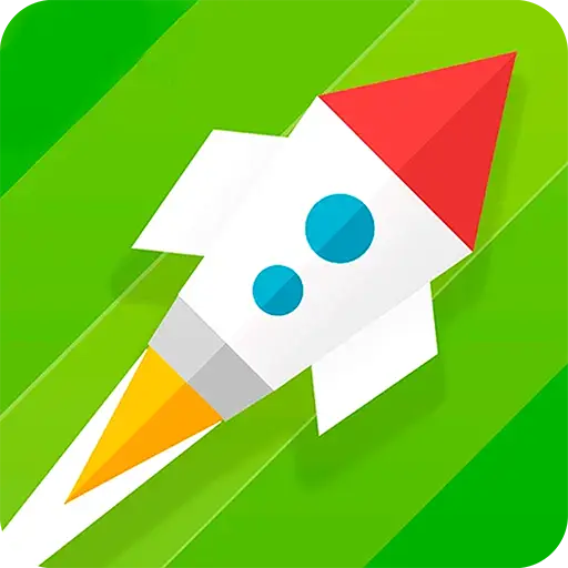 加速するロケット