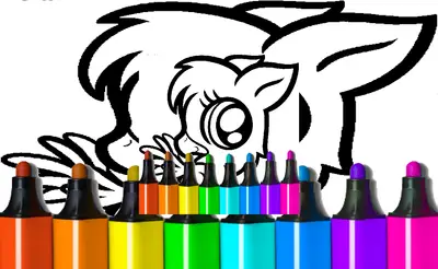 Cool Anime Animals Coloring 