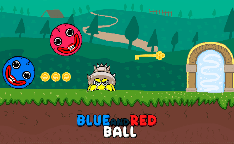 Blue and Red Ball Arcade game thumbnail