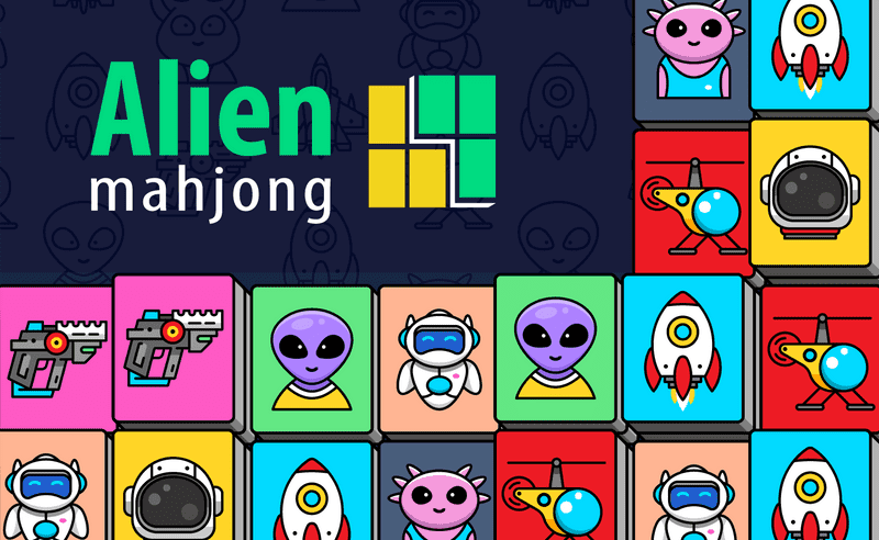 Alien Mahjong Puzzles game thumbnail