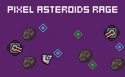 Pixel Asteroids Rage