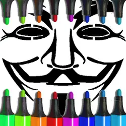 Anonymous Mask Coloring thumbnail