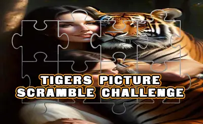 Tigers Picture Scramble Challenge