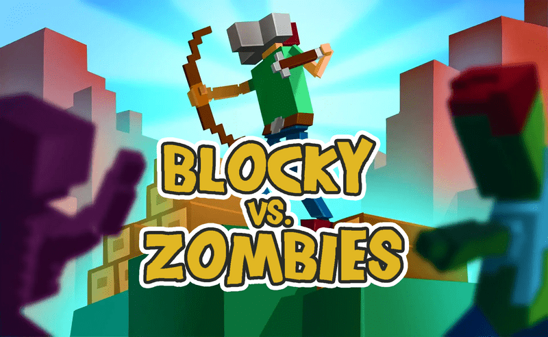 Blocky VS Zombies Adventure game thumbnail