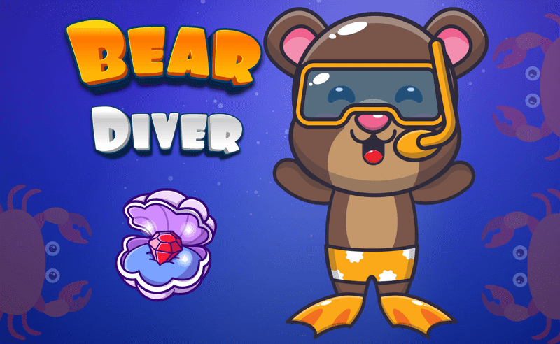 Bear Diver Adventure game thumbnail