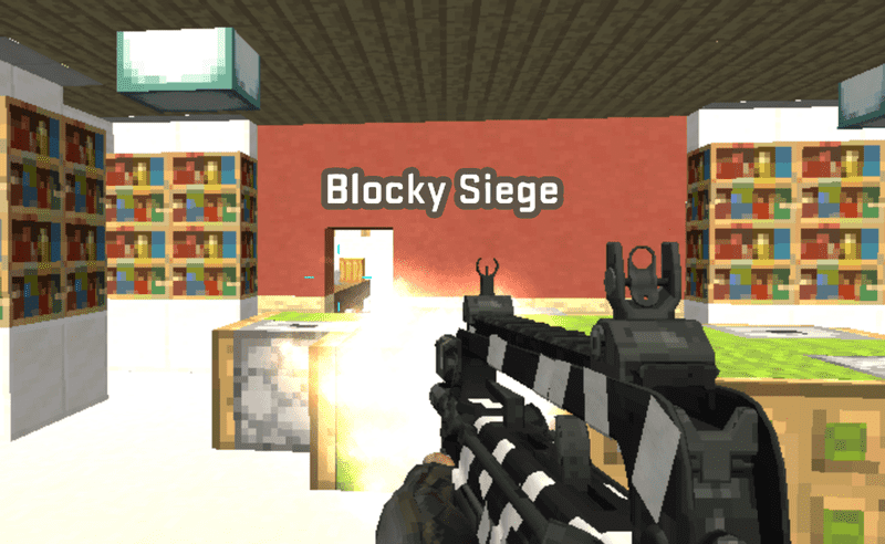 Blocky Siege Arcade game thumbnail