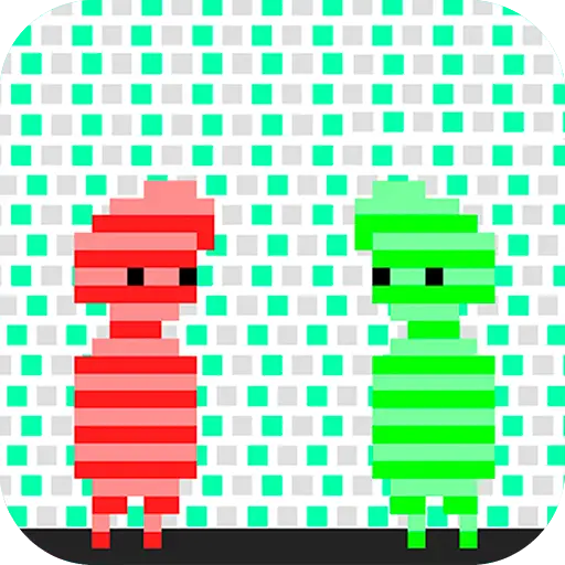 Red and Green Color Rain