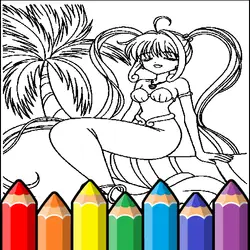 Anime Princess Coloring Pages thumbnail