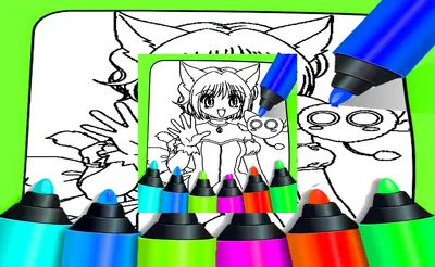 Anime Coloring Pages For Kids