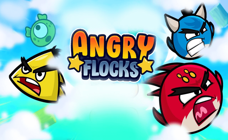 Angry Flocks Arcade game thumbnail