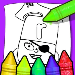 Alphablocks Coloring Pages thumbnail