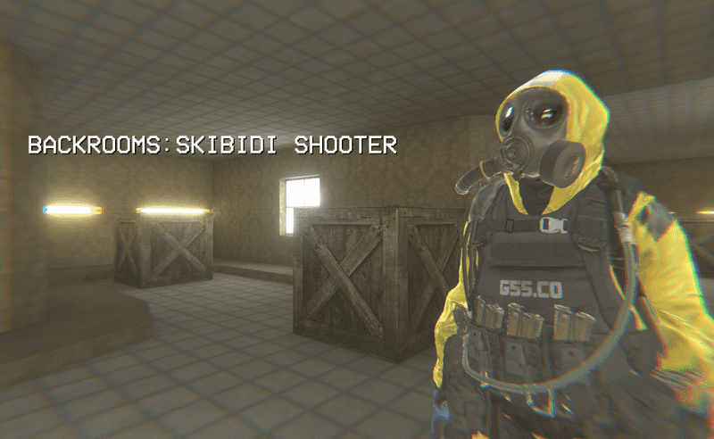 Backrooms Skibidi Shooter Arcade game thumbnail