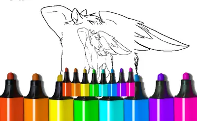Coloring Pages Of Anime Wolves