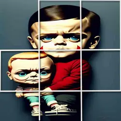Robert the Doll Picture Slide Puzzle Frenzy thumbnail