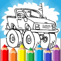 Monster Truck Coloring Pages For Kids thumbnail