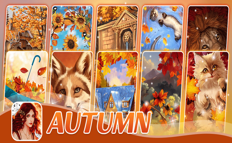 Autumn Coloring Seasons Pages Junior game thumbnail